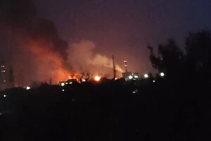 Пожежа у районі рязанського НПЗ