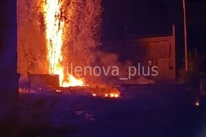 Пожежа на залізниці в Росії