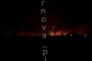 У Ростовській області спалахнула пожежа після атаки дронів