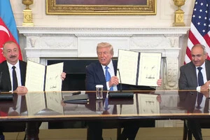 Лідери Азербайджану та Вірменії підписали мирну угоду за посередництва Трампа