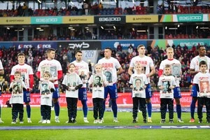 Кисляк та Глєбов 10 травня 2025 року взяли участь в пропагандистській акції