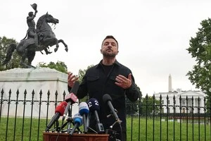 Зеленський поспілкувався з журналістами після переговорів у Білому домі