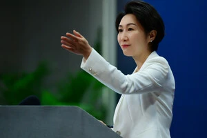 Як наголосила Мао Нін, Китай підтримує всі зусилля для встановлення стійкого миру