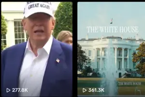 Прес-секретарка Білого дому Каролайн Лівітт підтвердила легітимність облікового запису