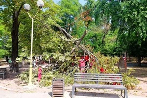 Минулими вихідними на Одесу обрушився шторм