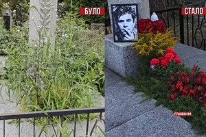 Минулого року до прибирання долучалися працівники одного з київських видавництв, але з того часу поховання знову опинилося в занедбаному стані