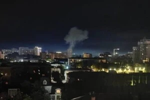 В Орлі після вибухів місцеві побачили задимлення