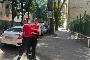 Місце вбивства Андрія Парубія 