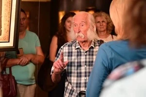 Іван Марчук на виставці «Пробудження» у Музеї Києва