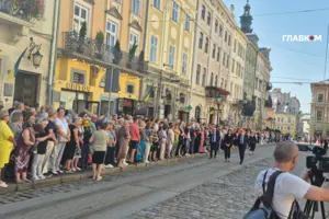 Львів проводжає Парубія: на площі Ринок відбулася церемонія