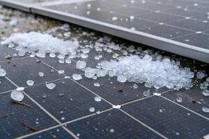 Сонячні панелі стійкіші до граду, ніж здається на перший погляд 