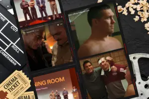 Усик відвідав показ голлівудського фільму, де зіграв роль бійця ММА