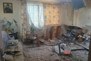 Зруйнований будинок внаслідок атаки російський БпЛА на Польщу