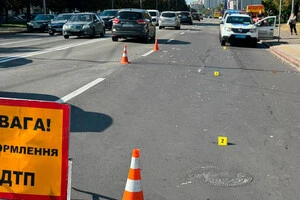 Місце, на якому збили 23-річну військову в Києві