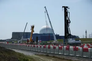Будівельні роботи на майданчику нової атомної електростанції Sizewell C у Британії