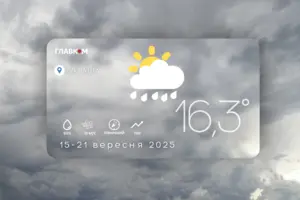 Прогноз погоди на тиждень 15-21 вересня 2025 року