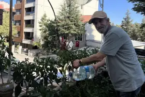 Турок перетворив 8-метрову терасу на город із 200 рослинами, щоб боротися зі стресом