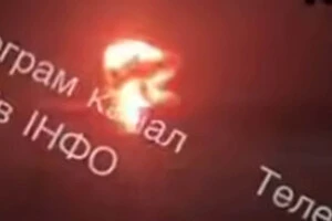 В одному з районів Києва зафіксовано падіння БпЛА (відео)