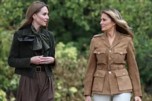 Меланія Трамп зустрілася з Кейт Міддлтон перед завершенням візиту до Британії