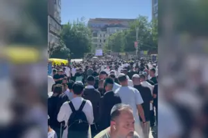 Рош га-Шана в Умані: понад 10 тис. паломників зібралися на молитву (відео)