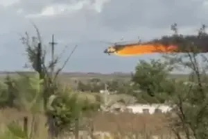 Українські захисники збили БпЛА російський гелікоптер Мі-8