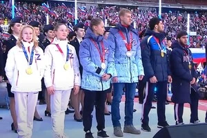 Російська гімнастка, яка мітингувала з «Z» на одязі, хоче отримати нейтральний статус