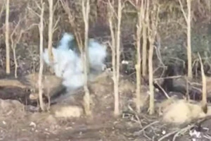 Прикордонники знищили ворожі позиції на Курському напрямку (відео)