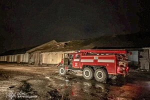 Харківщина: внаслідок нічної атаки БпЛА сталися пожежі на підприємствах