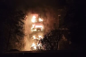 Наслідки удару по будинку в Ніжині