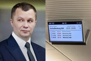 «Німецька залізниця жахлива». Милованов розповів, як застряг у поїзді