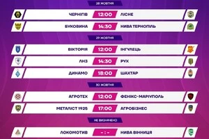 Став відомий розклад матчів 1/8 фіналу Кубку України з футболу