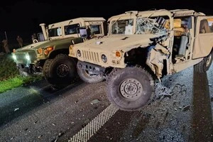 На автостраді у Польщі автобус зіткнувся з колоною американських військових