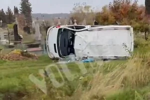 На Волині перекинувся бус ТЦК: є постраждалі