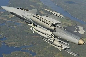 Шведський винищувач Saab JAS 39E Gripen летить на допомогу Україні