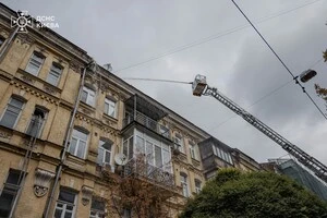 Гасіння пожежі на вулиці В'ячеслава Липинського