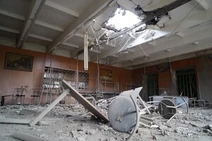 Російські «шахеди» вдарили по єдиному вцілілому закладі в Ізюмі