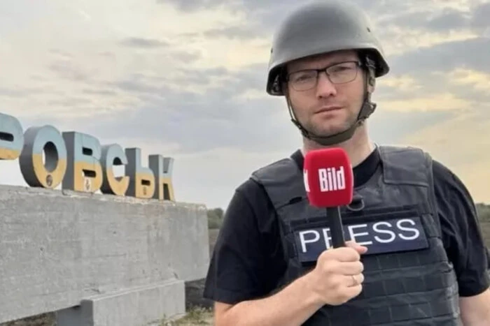 Журналіст Bild різко відреагував на запрошення від Путіна відвідати Покровськ та Куп'янськ
