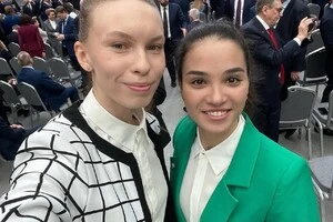 Саютіна, яку ISU визнав нейтральною, була присутня на щорічному посланні Путіна до Федеральних зборів