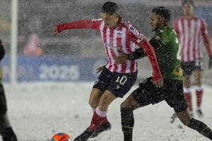 Поле стадіону «Ті-ді Плейс Стедіум» у місті Оттава було засипане снігом