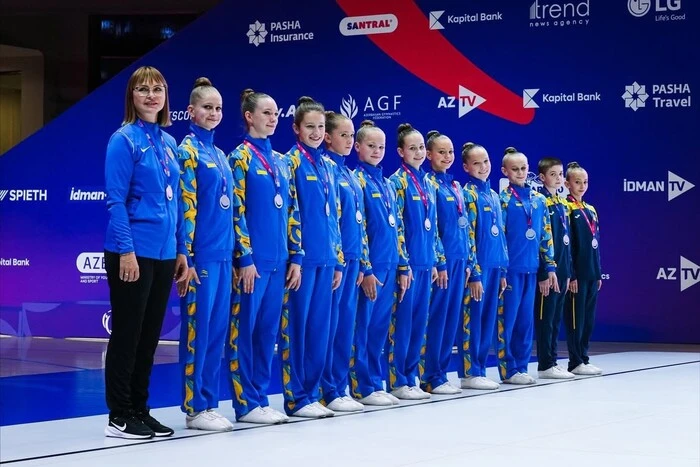 Чотири нагороди здобула юнацька збірна України зі спортивної аеробіки на чемпіонаті світу