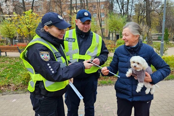 Стати помітним під час відключень світла: поліція закликає пішоходів носити флікери
