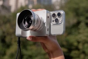 Усі налаштування фотокамери здійснюються через екран iPhone