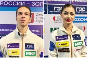 Нейтральні російські фігуристи вбралися в одяг з логотипами підсанкційних компаній