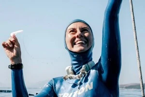 33-річна спортсменка занурилась на глибину 86 метрів