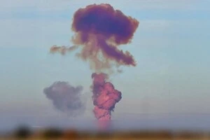 В Оренбурзькій області вибухнула ракета після запуску: зʼявився незвичний дим