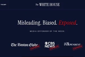 Білий дім створив «чорний список» ЗМІ, який щотижня оновлюється