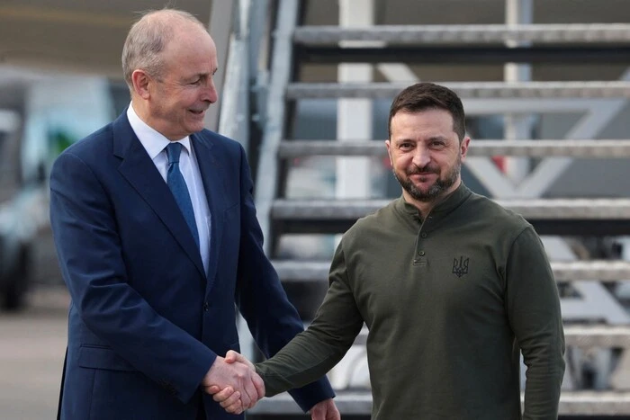 Зеленський здійснить перший офіційний візит до Ірландії