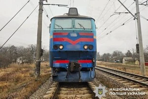 Кермувальник потягу застосував екстрене гальмування, проте зіткнення не вдалося уникнути