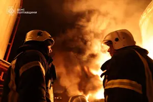 На Полтавщині 7 грудня внаслідок масованої комбінованої атаки російських військ виникли пожежі на об’єктах промислової та енергетичної інфраструктури
