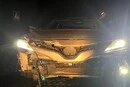 У Львові п’яний водій вʼїхав у вуличну огорожу і заснув на узбіччі